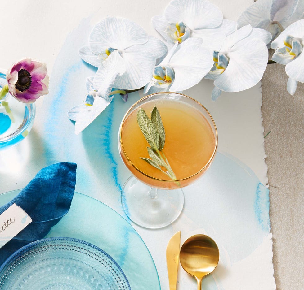 ginger sage rye cocktail