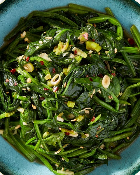 garlic sesame sautéed spinach