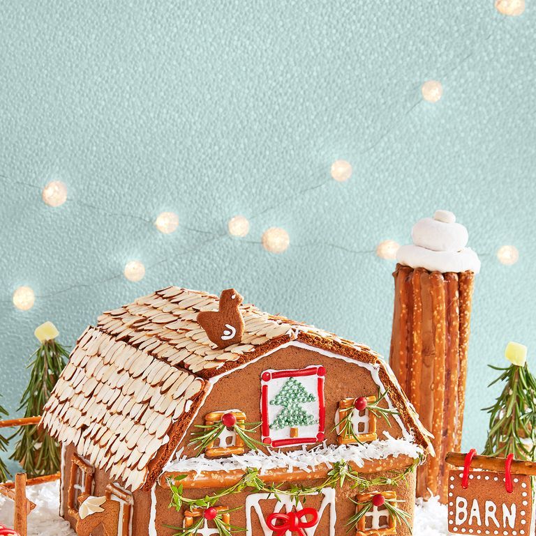 gingerbread house decorations barn