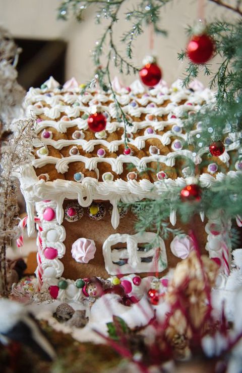 gingerbread house ideas frosted