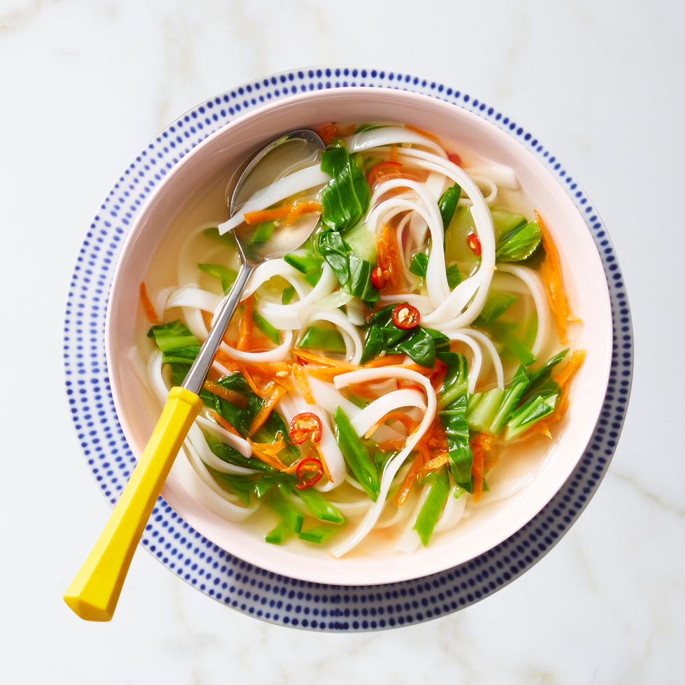 ginger noodle soup with bok choy recipe