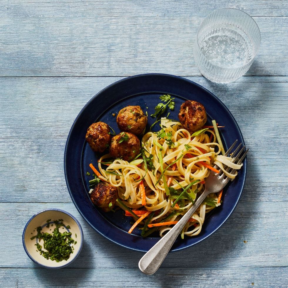 gingery pork meatballs