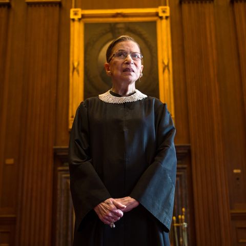 washington, dc   august 30 supreme court justice ruth bader ginsburg, celebrating her 20th anniversary on the bench, is photographed in the east conference room at the us supreme court in washington, dc, on friday, august 30, 2013 photo by nikki kahnthe washington post via getty images