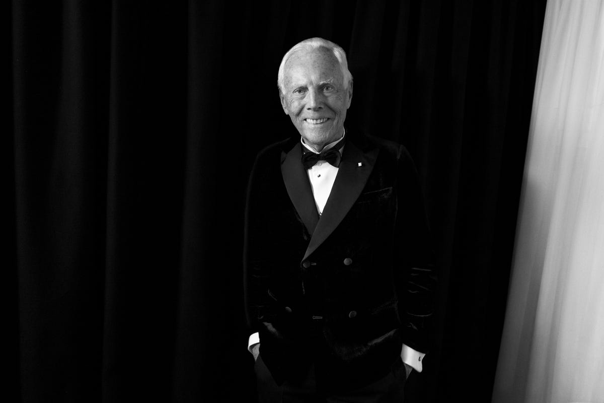 Giorgio Armani Says Fashion Should Be Less Entertaining