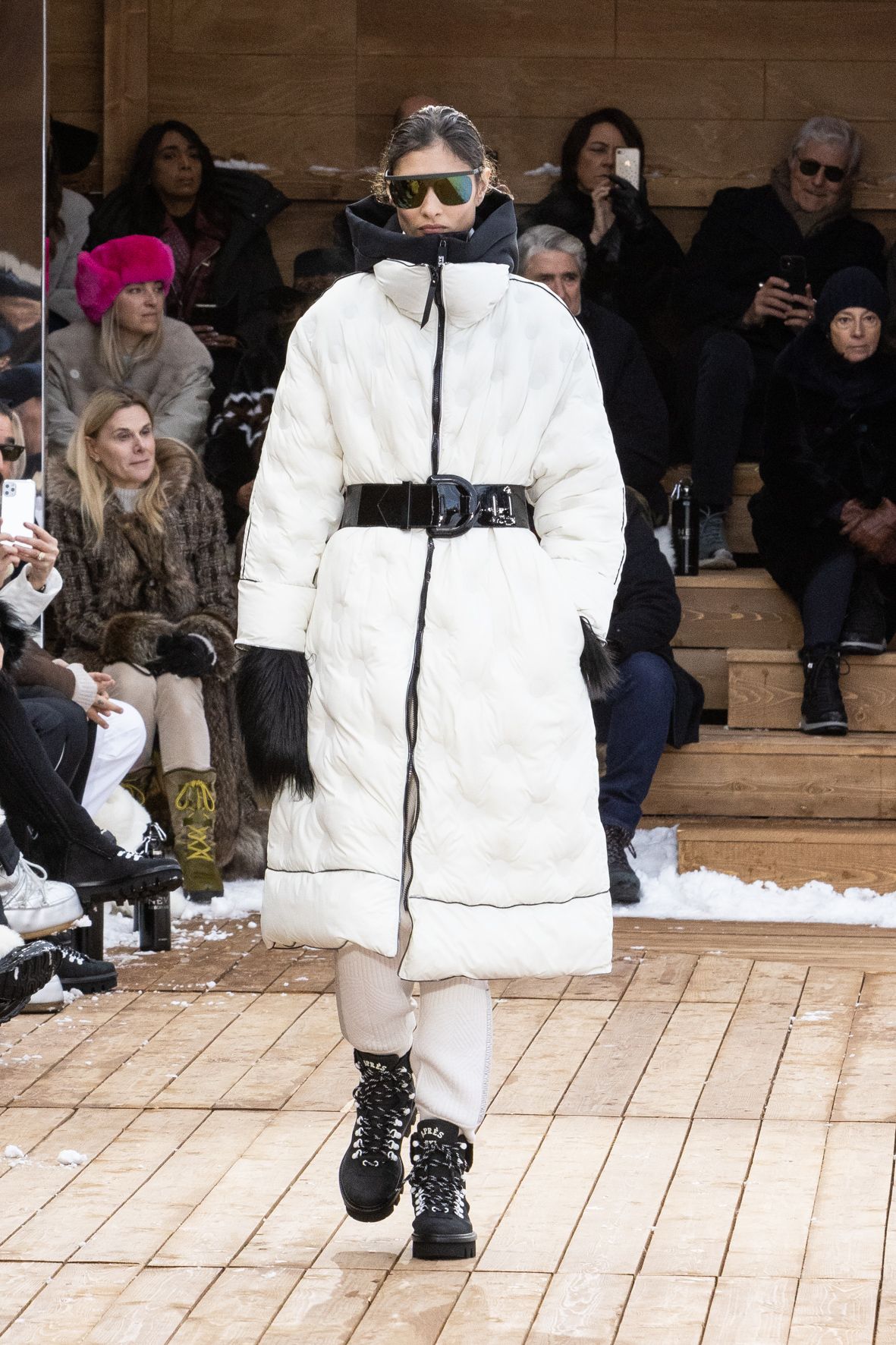 Giorgio Armani Hosts Neve Fashion Show In St Moritz