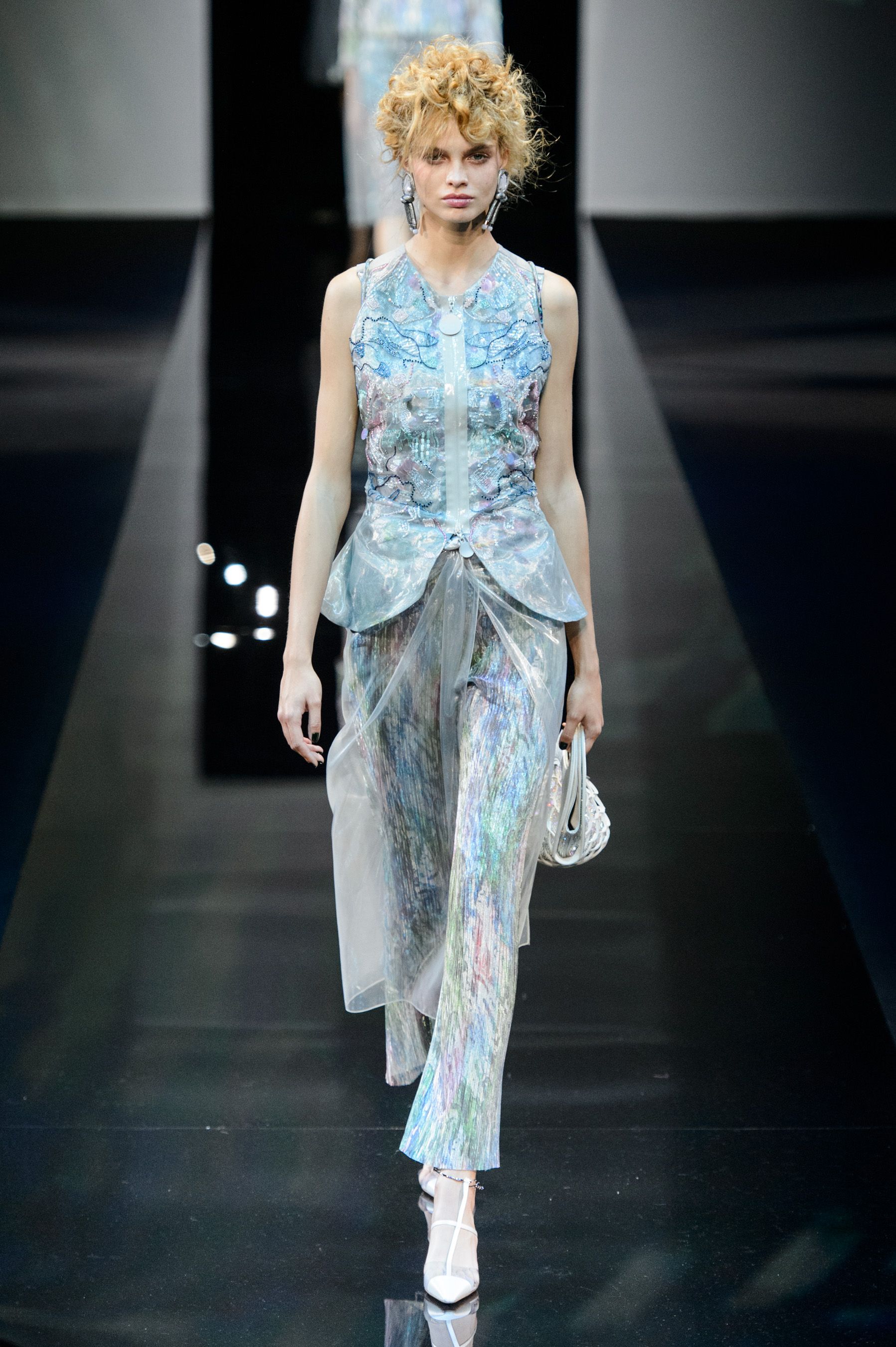 Giorgio Armani la sfilata primavera estate 2019