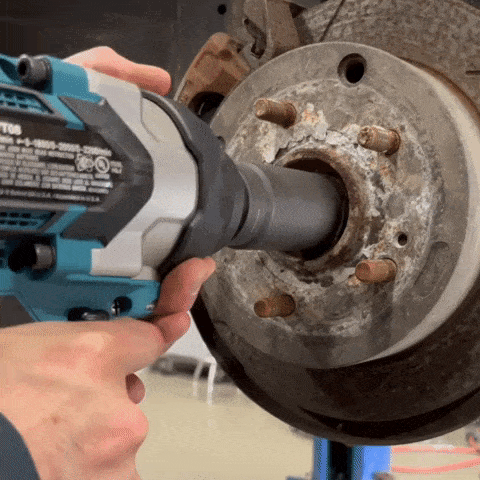 best impact wrenches tested removing axle nut
