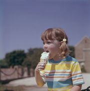 girl eating ice cream