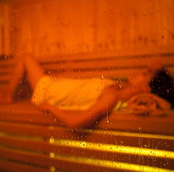 Girl in Sauna