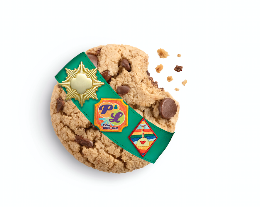 Caramel Chocolate Chip Girl Scout Cookie