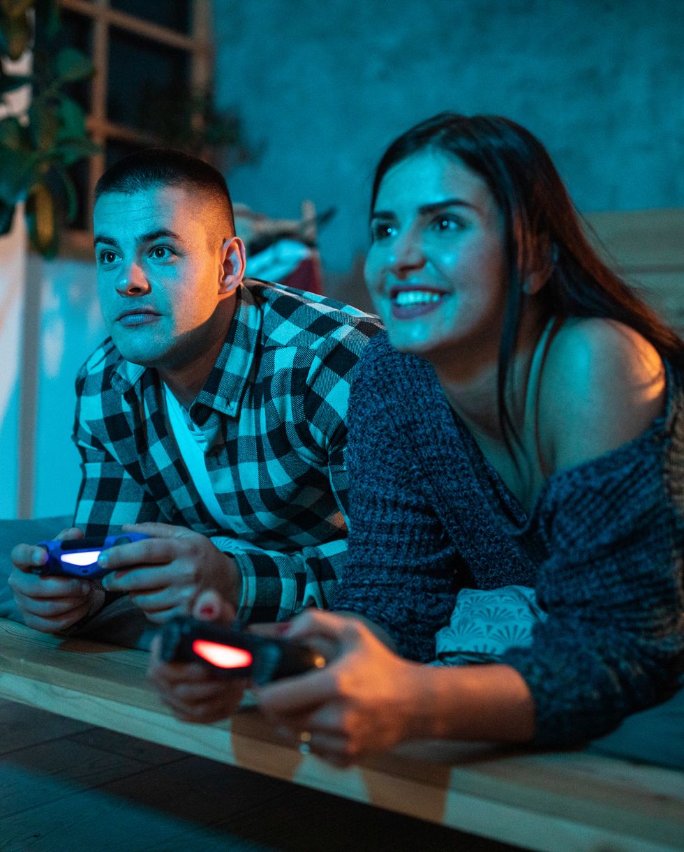 at home date night ideas video games