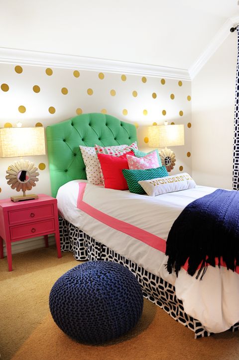 Tammy Mitchell Pink Peppermint Design Colorful Room