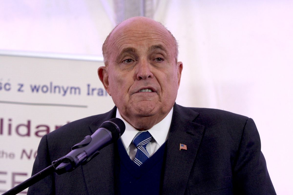 Rudy Giuliani Press Conference On Iran