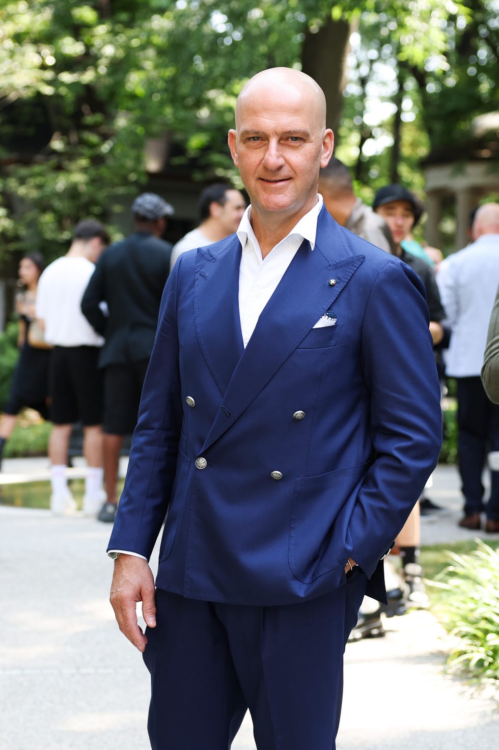 Milano, Italia, 19 giugno: Giuseppe Santoni partecipa alla presentazione della collezione Santoni SS 2023 durante la settimana della moda di Milano SS 2023, il 19 giugno 2022 a Milano, Italia. (Foto di Jacopo Raule/Getty Images)