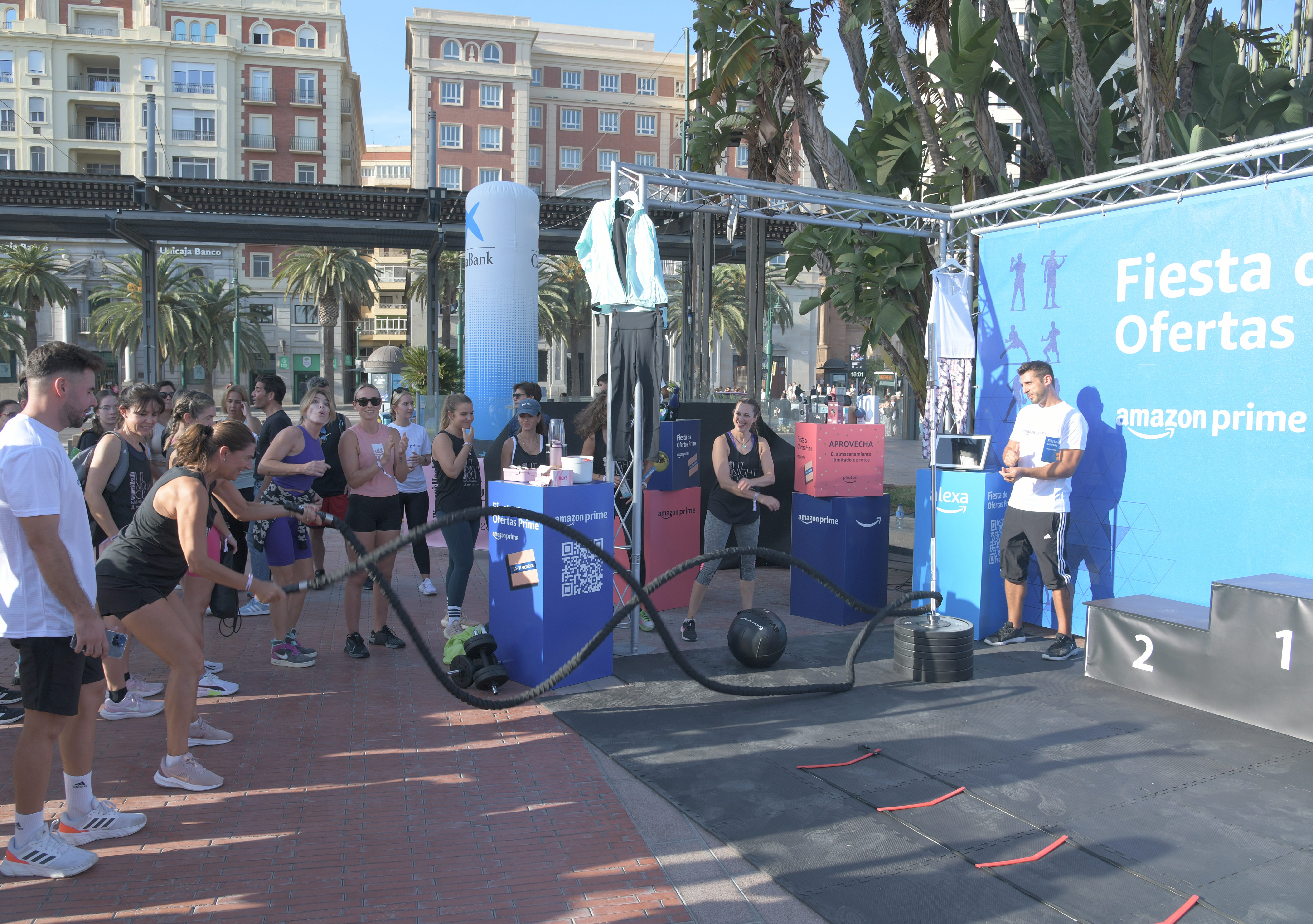 gymkana amazon en la womens health fit night out