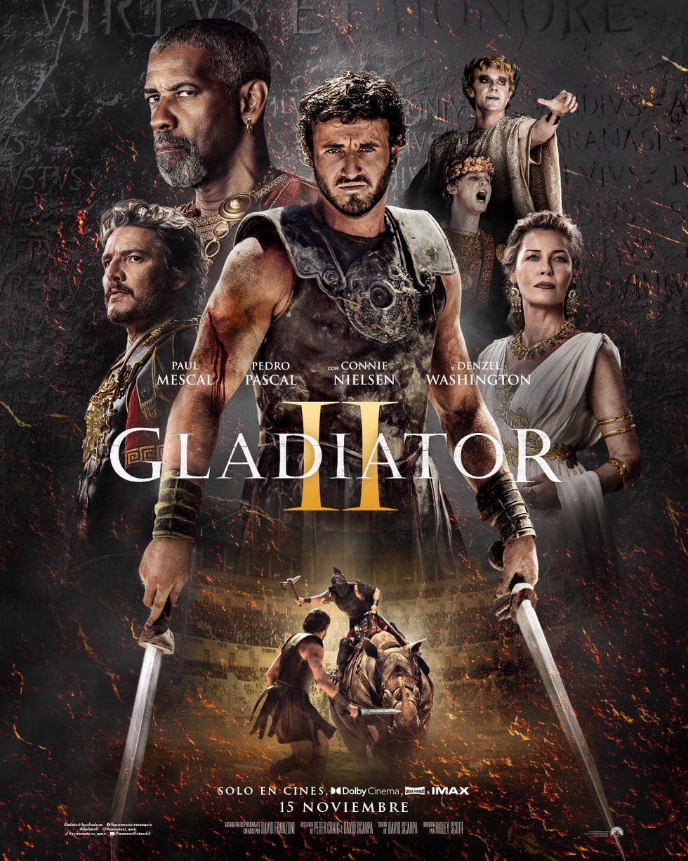 Gladiator 2': fecha de estreno, sinopsis, reparto y más