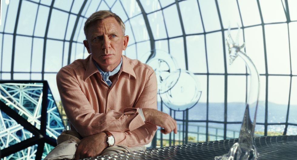 Daniel Craig, Glaszwiebel ein Messer-aus-Rätsel