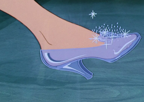 disney princess glass slipper