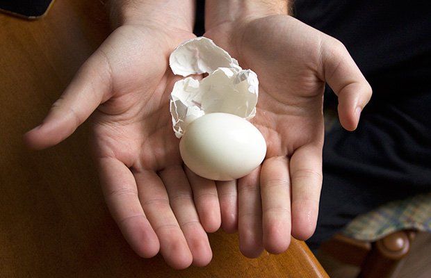 Egg Stripper: Peel 5 Hard-Boiled Eggs at Once! - Bed Bath & Beyond