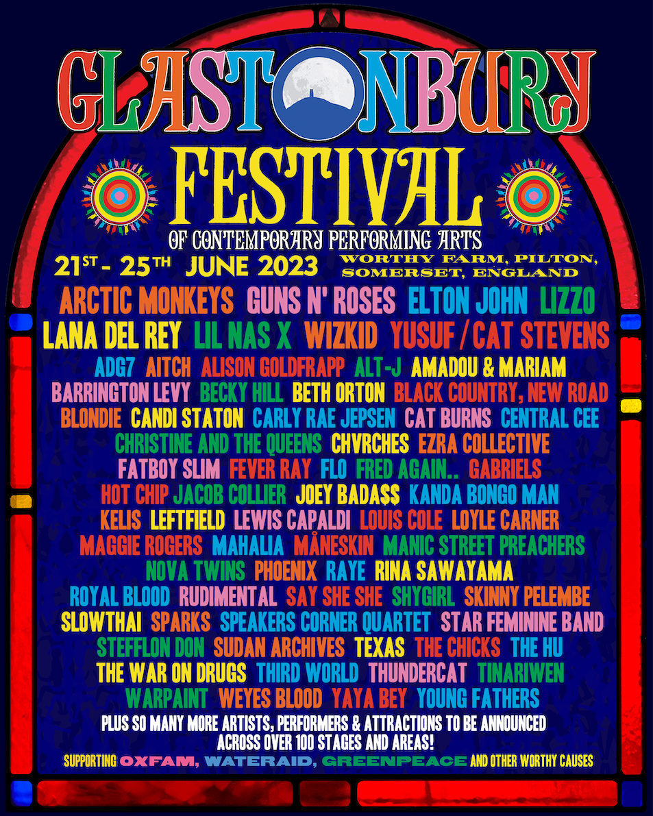 Glastonbury 2023 Full Line-up Times And Mystery Acts Announced