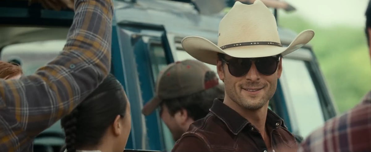 Glen Powell is a "tornado wrangler" in actionpacked Twisters trailer