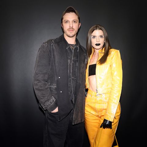 milan, italy february 23 glenn martens and julia fox are seen at the diesel fashion show during milan fashion week womenswear fallwinter 202223 on february 23, 2022 in milan, italy photo by vittorio zunino celottogetty images for diesel