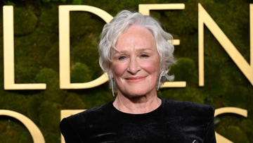 glenn close 60s fringe hair transformation