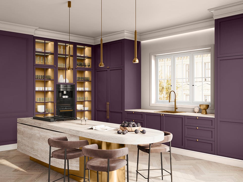 glidden purple basil bedroom