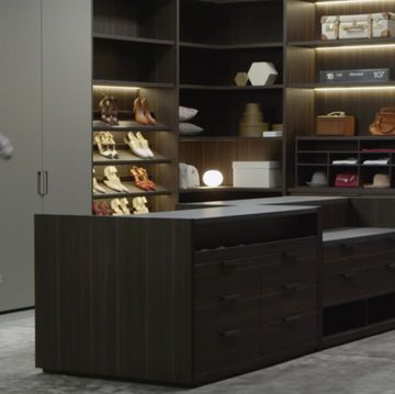 Room, Shelf, Shelving, Floor, Cabinetry, Drawer, Cupboard, Black, Grey, Collection, 