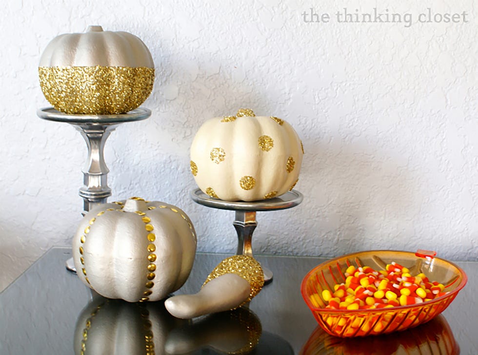 glitter pumpkin ideas
