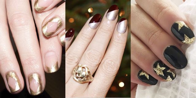 23 Best White and Gold Nails To Try Now  Stylish nails, Gold acrylic nails,  Gold nails