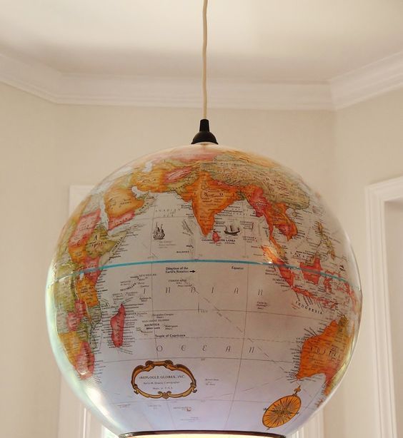 gen Kijker Bestaan How To ﻿Make A Globe Pendant Lamp - DIY Globe Pendant Light