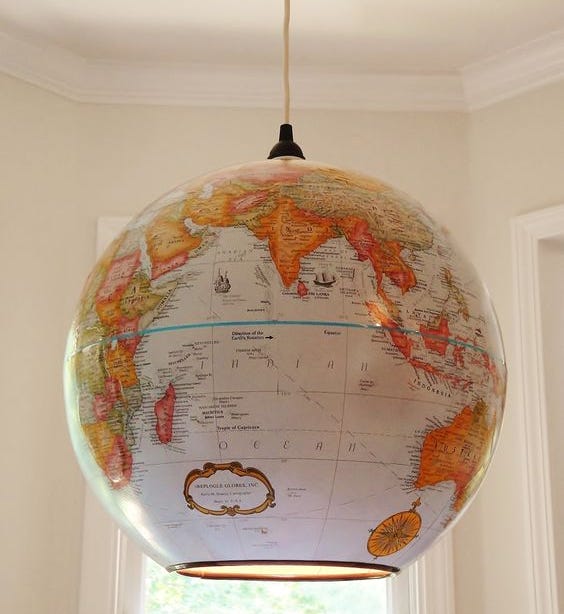 diy globe pendant lights