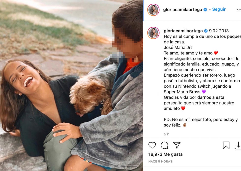 gloria camila felicitación