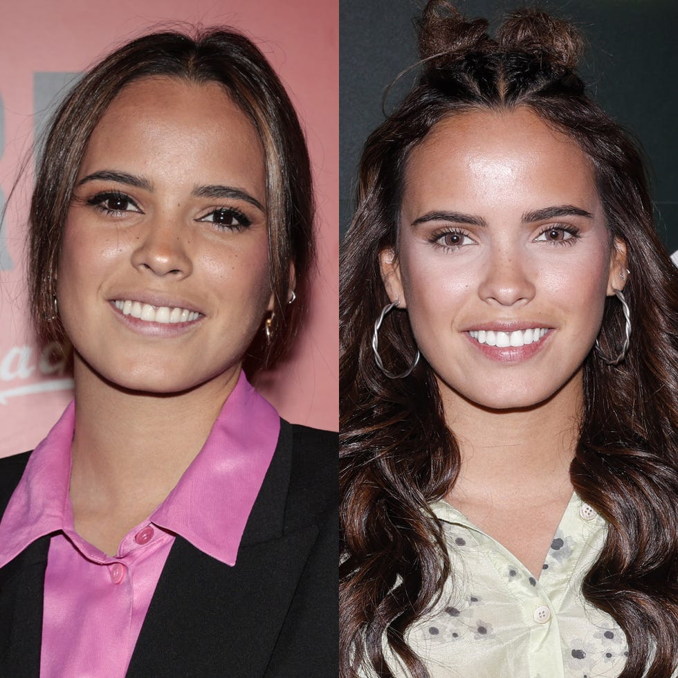 antes y despues del cambio de color de ojos de gloria camila