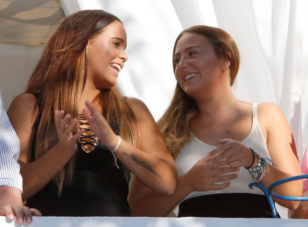 Gloria Camila y Rocío Flores, tía y sobrina y también grandes amigas