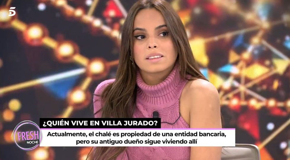 la hija de ortega cano en el plató del programa ya son las ocho