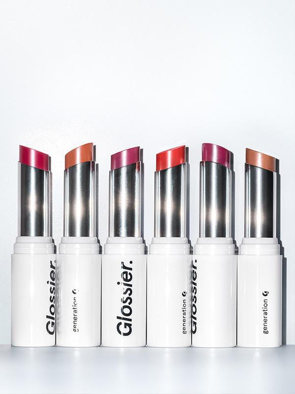 Glossier Generation G lipsticks