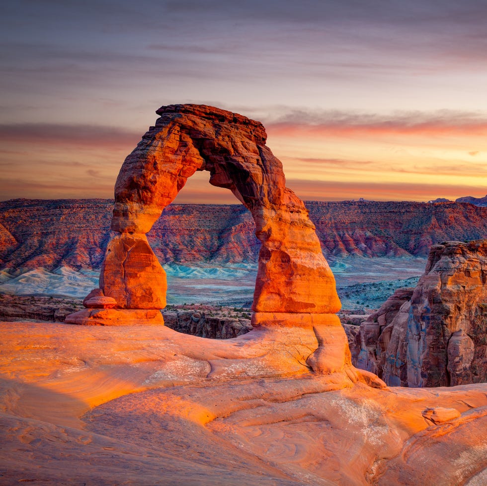 glowing arch