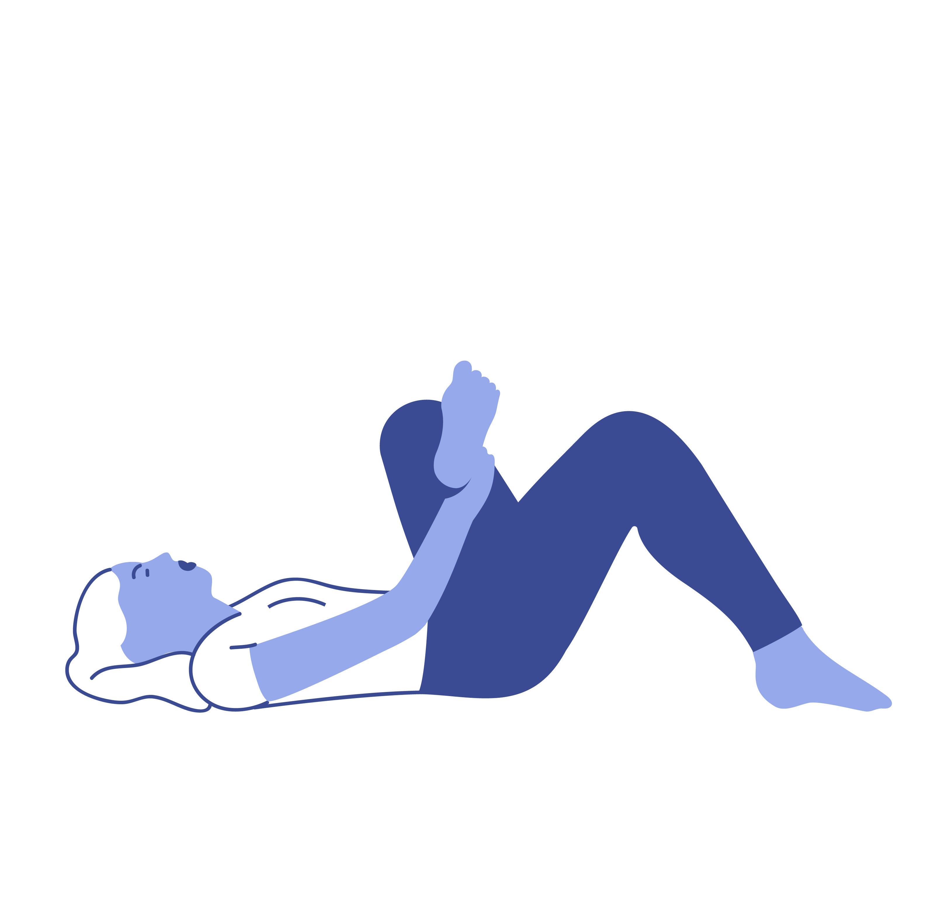 IT Band Stretches: Glutes Stretch