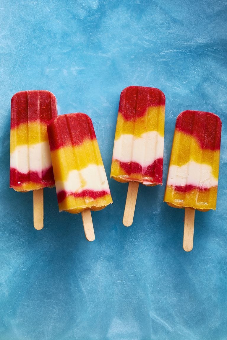 gluten free desserts peach melba ice pops