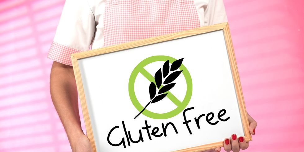 gluten free food served