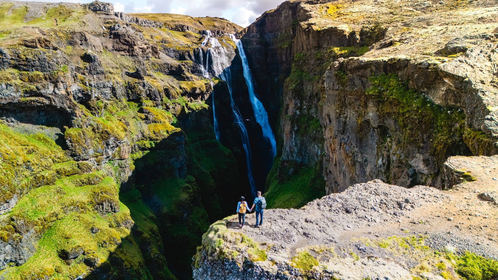 waterval glymur op ijsland