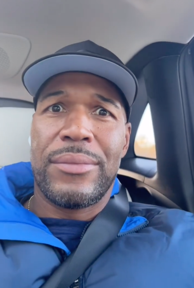 gma 2024 michael strahan news daughters driving instagram