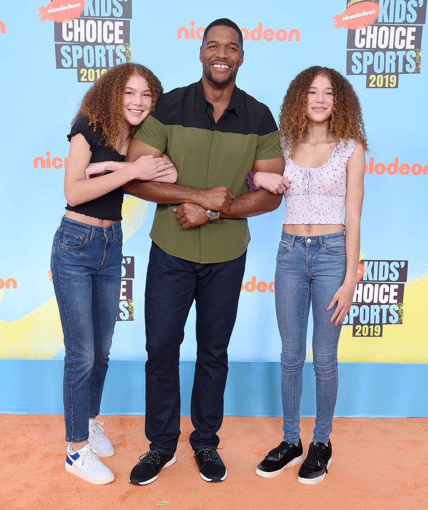 abc 'gma' michael strahan kids isabella sophia instagram