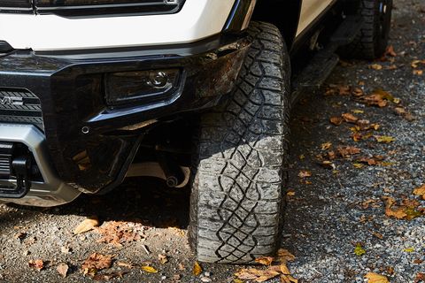 goodyear mud terrain tires on gmc hummer ev