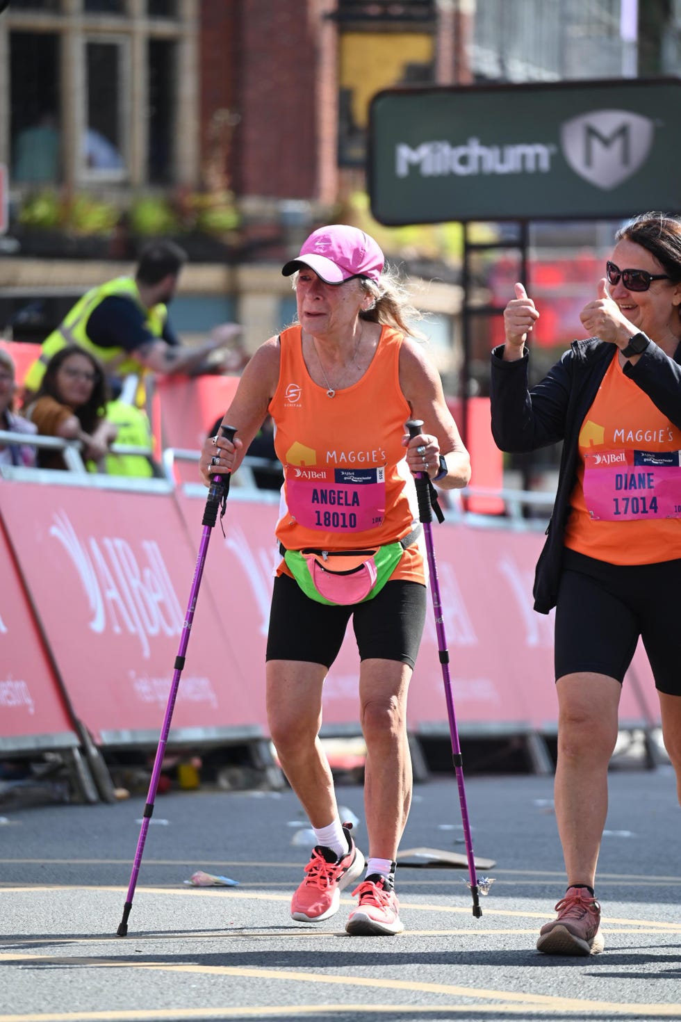 participants in a marathon event wearing numbered jerseys