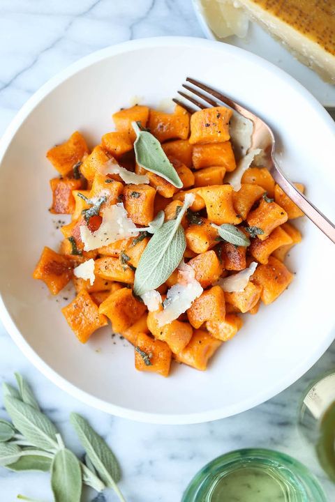 brown butter sweet potato gnocchi with sage