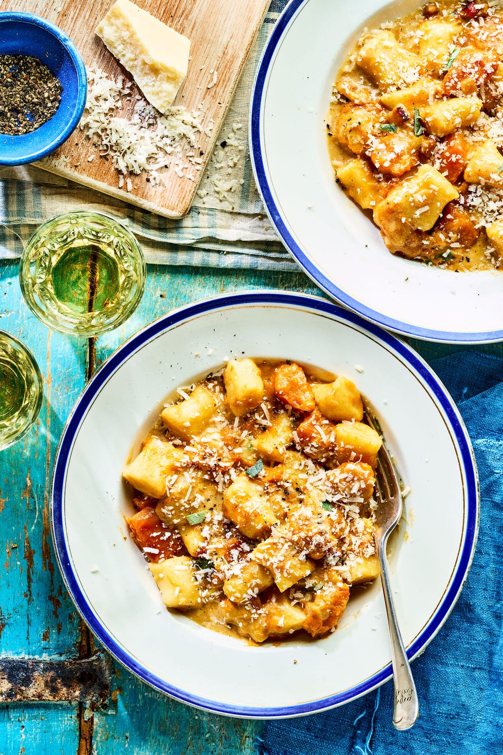 gnocchi with butternut squash and sage sauce