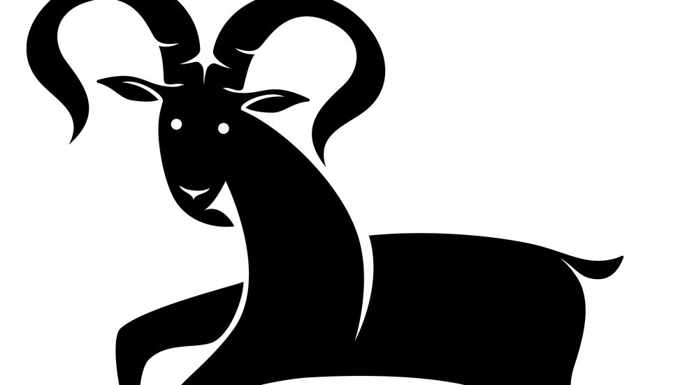 goat running symbol